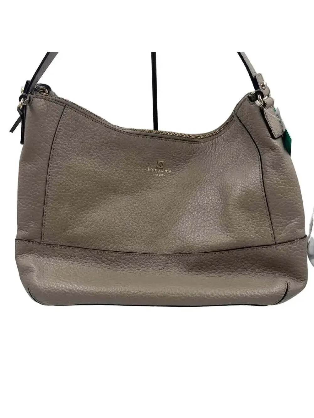KATE SPADE Pebble Taupe Leather SOUTHPORT AVE CATHY Hobo Bag Purse
